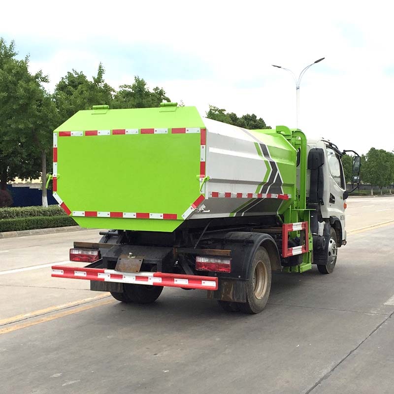 JAC 7000 Liters Garbage Compactor Side Loading Waste Collection Truck
