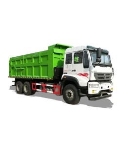 SINOTRUK hydraulic carbon steel 6*4 refuse transfer  truck