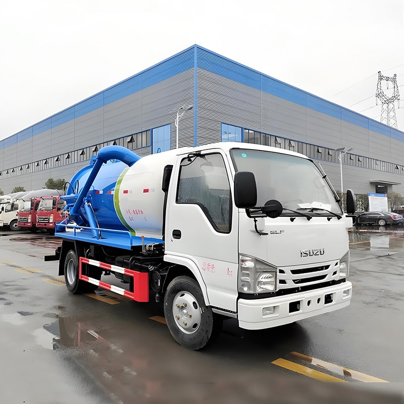 سعر شاحنة شفط مياه الصرف الصحي الصغيرة ISUZU ELF 5000L