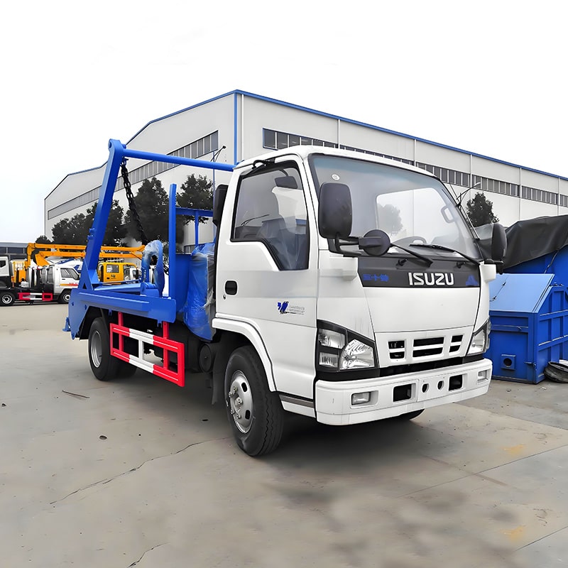 ISUZU 6CBM Arm Roll Container Garbage Bin Skip Garbage Truck