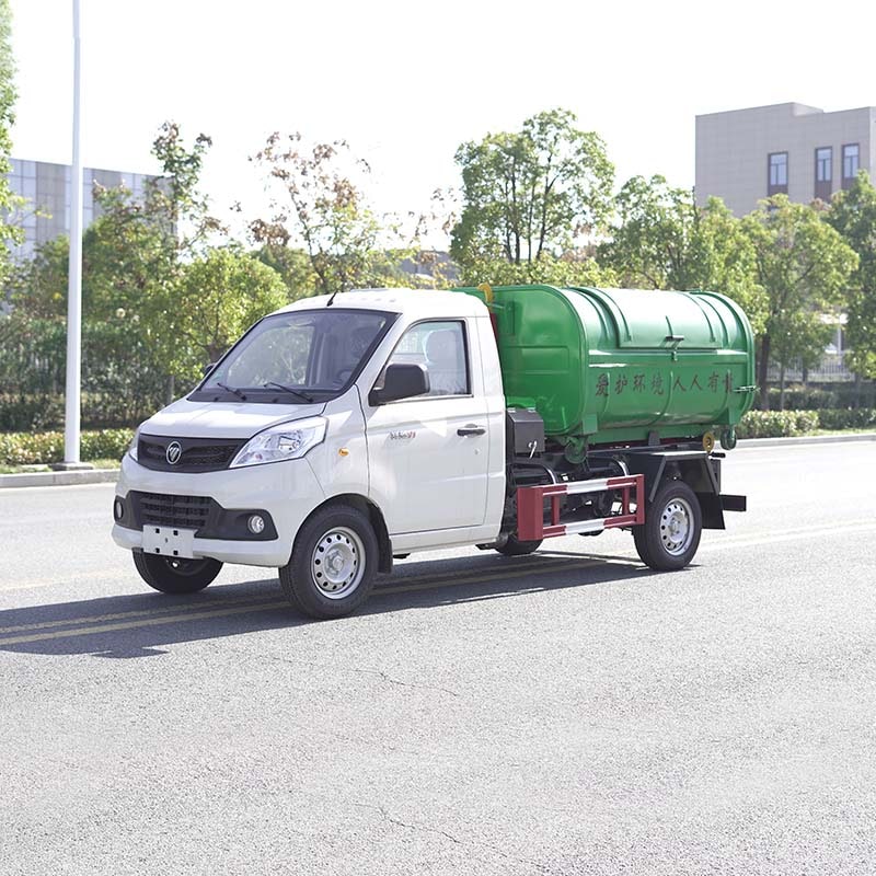 Mini 3cbm Hydraulic Arm Hook Lift Garbage Truck