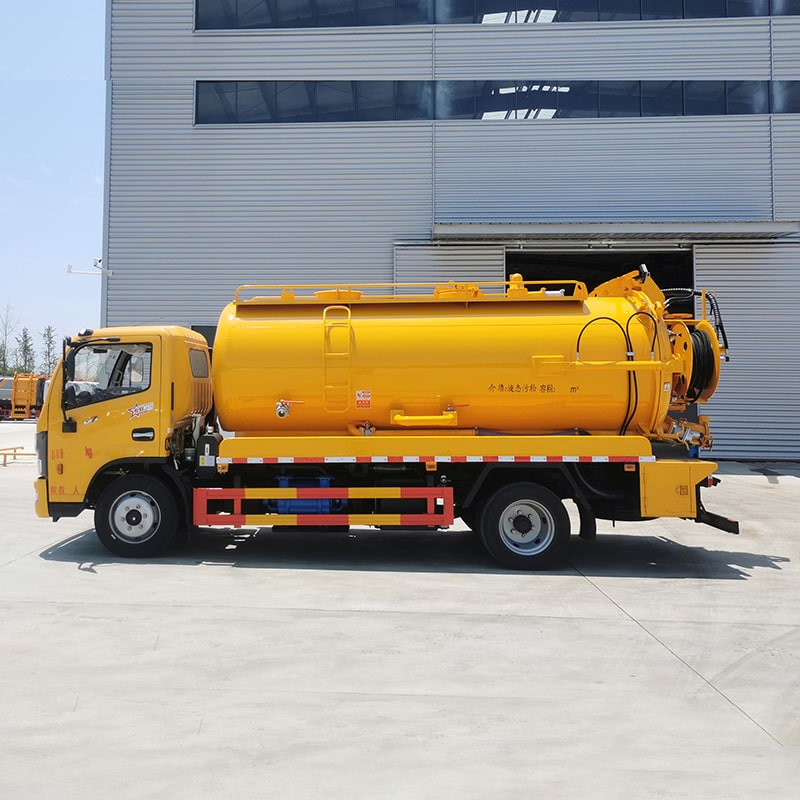 Dongfeng 10m3 vacuum pump cleaning sewage suction trucks