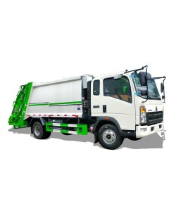 Howo 4x2 9 CBM Small Garbage Compactor Truck for Sale