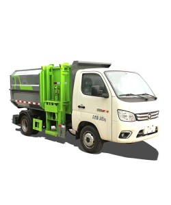 Foton 5 cubic automated side loader dump garbage truck