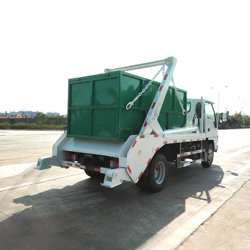 ISUZU 6 CBM Swing Arm Garbage Collection Skip Truck Price