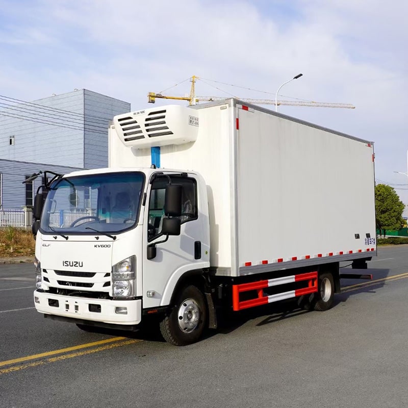 Camion frigorifique de fruits de mer congelés Isuzu 23 m3 au Japon