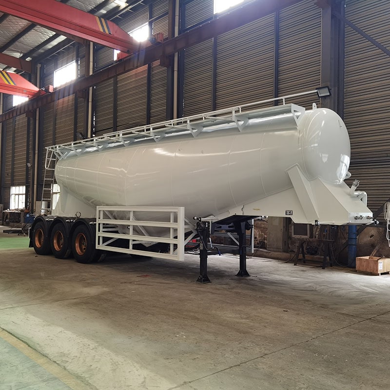 28cbm semi-trailer bulk cement powder tanker truck for sale