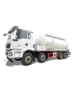 SHACMAN 8*4  cement bulker trailer for oil field use