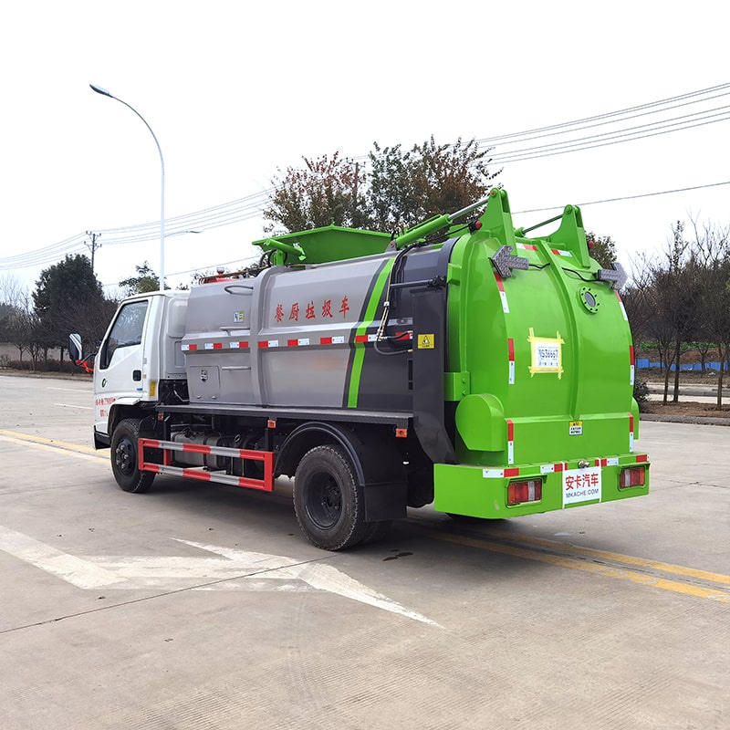 JMC 6m3 carbon steel kitchen garbage truck