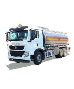 HOWO Aluminum Carbon Steel 6*4 19000 liters fuel tank truck