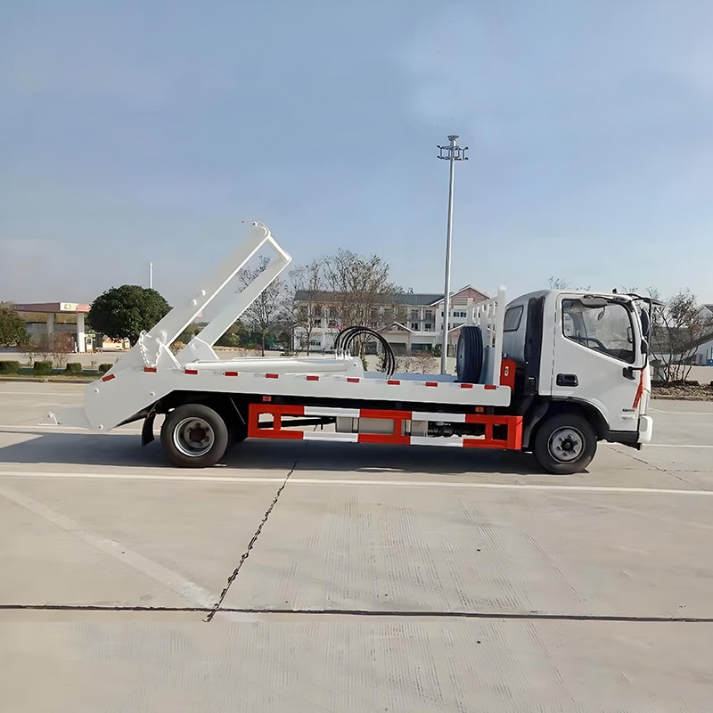 Foton 6m3 Swing Arm Container Rear Loader Garbage Truck