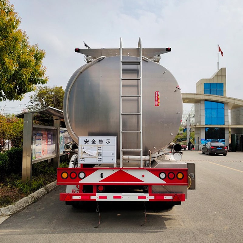 Heavy Duty 3 Axles 43000L Oil Fuel Tanker Trailer For Sale