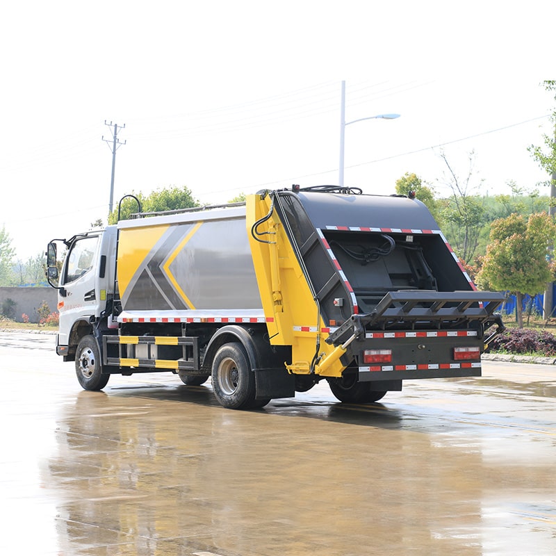 JAC 8cbm rear loader garbage truck compactor