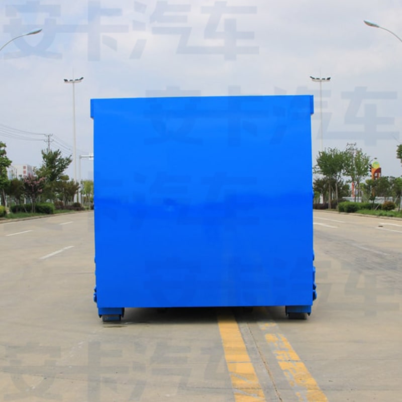 10 cbm cummins engine detachable garbage truck