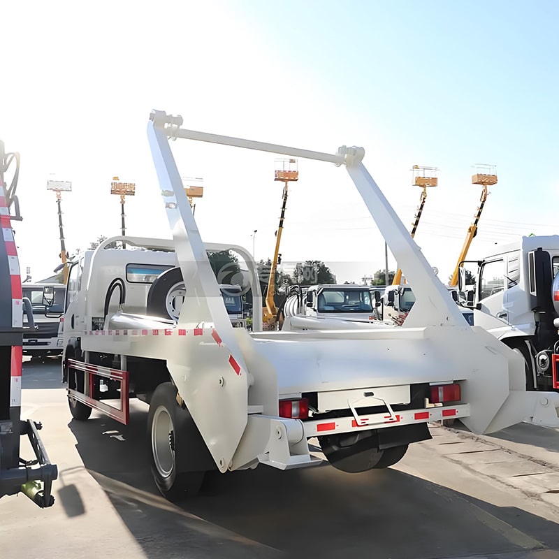 New or used Howo 7CBM Swing Arm Skip Loader Garbage Truck