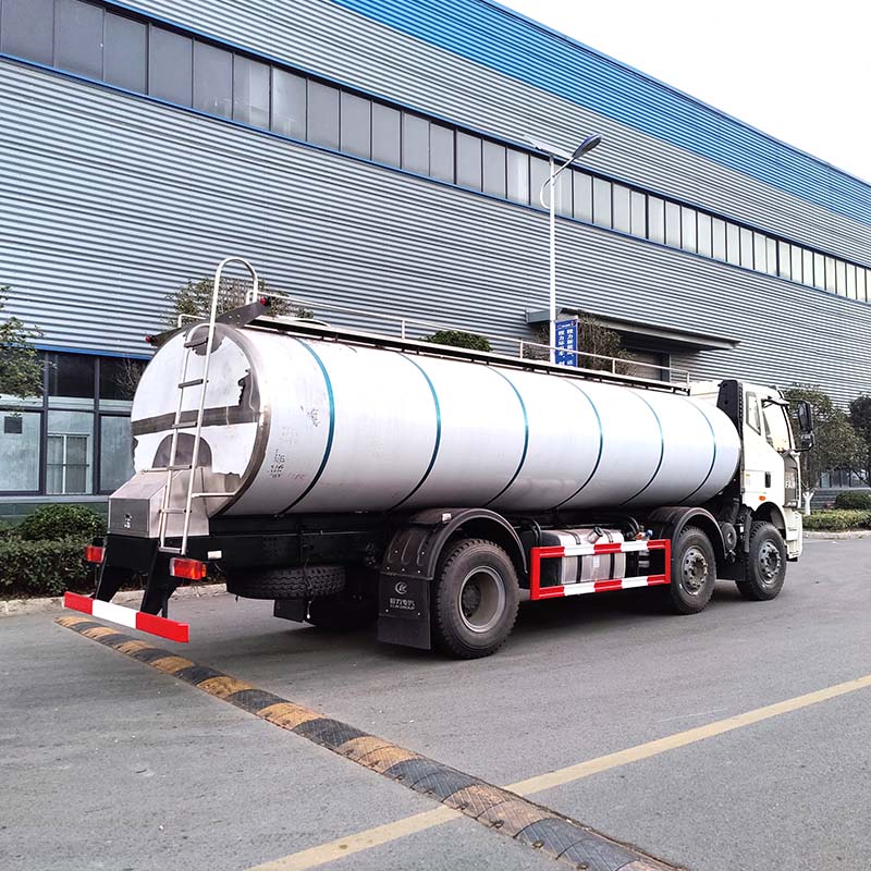 FAW 3 axles 6*4 19.5m3 edible water milk tank truck