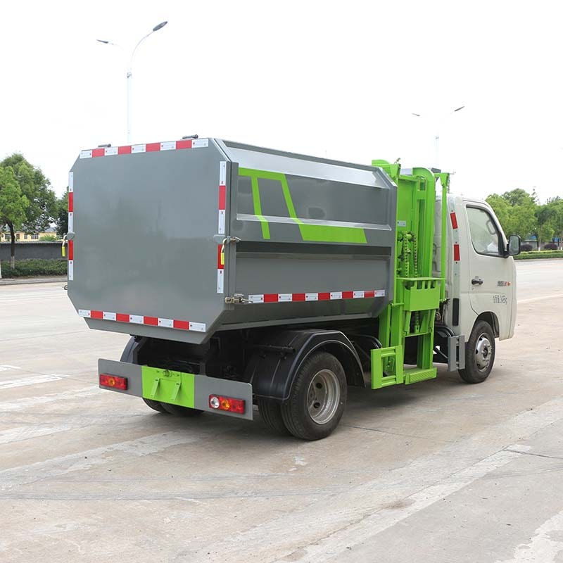 Foton 5 cubic automated side loader dump garbage truck