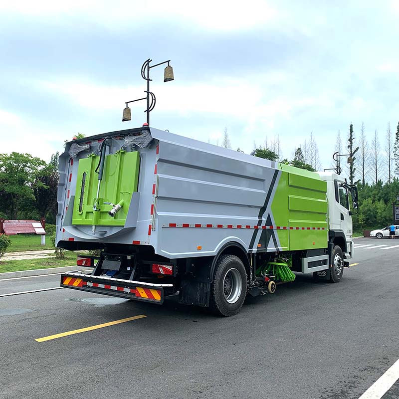 BYD pure electric road sweeper truck with high-pressure