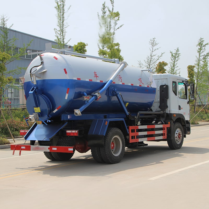 Dongfeng 4×2 12000L sewage suction truck