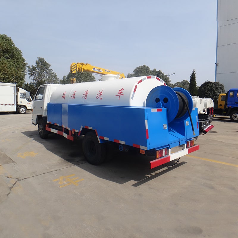 JMC 4*2 6cbm high pressure vacuum truck sewage suction