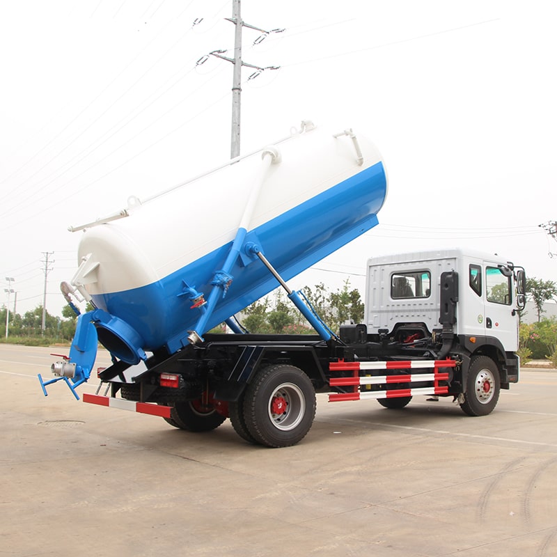 Dongfeng 15 cbm vacuum truck sewage suction