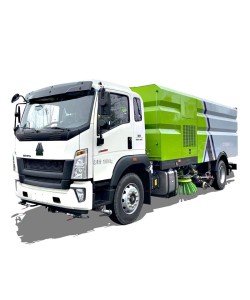 Camion balayeuse à balai haute pression HOWO 4*2