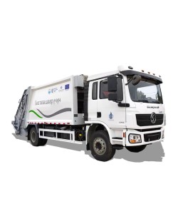 Camion de transport et de compression de déchets SHACMAN 12 CBM