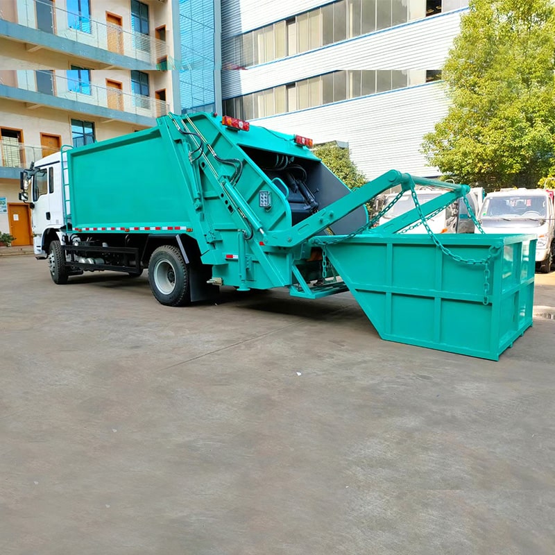 سعر شاحنة نقل النفايات المضغوطة SHACMAN 12 CBM