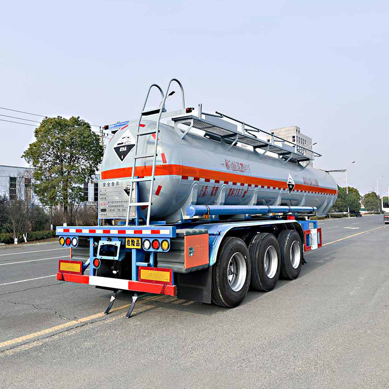 18 cbm semi-trailer concentrated sulfuric acid transport truck