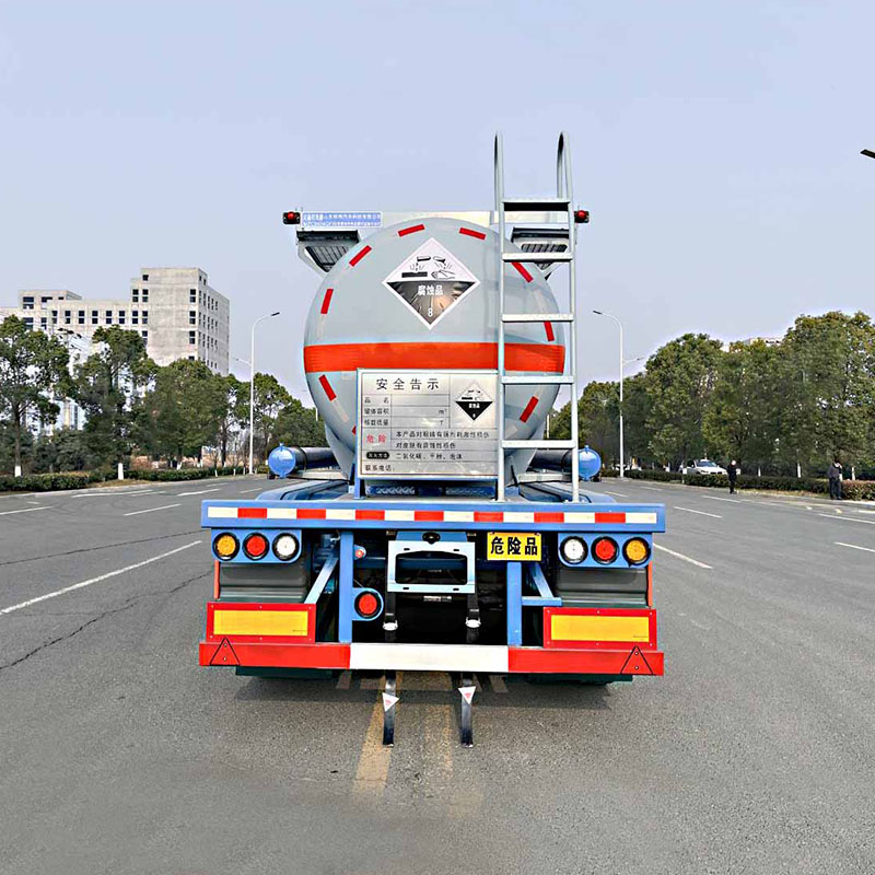 18 cbm semi-trailer concentrated sulfuric acid transport truck