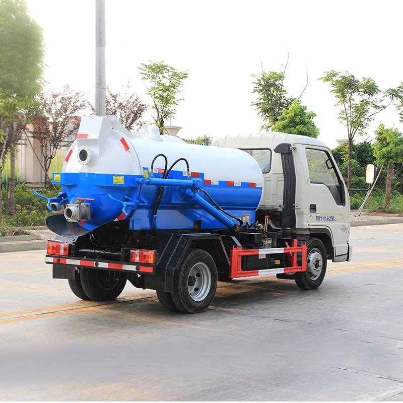 FOTON 3cbm vaccum wastewater sewage suction tanker truck