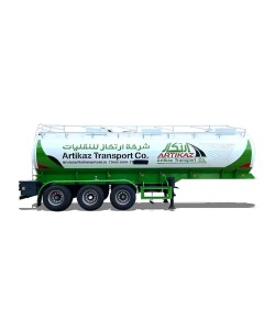 Semi Trailer Aluminum Oil Water Liquid  Fuel Tanker Truck