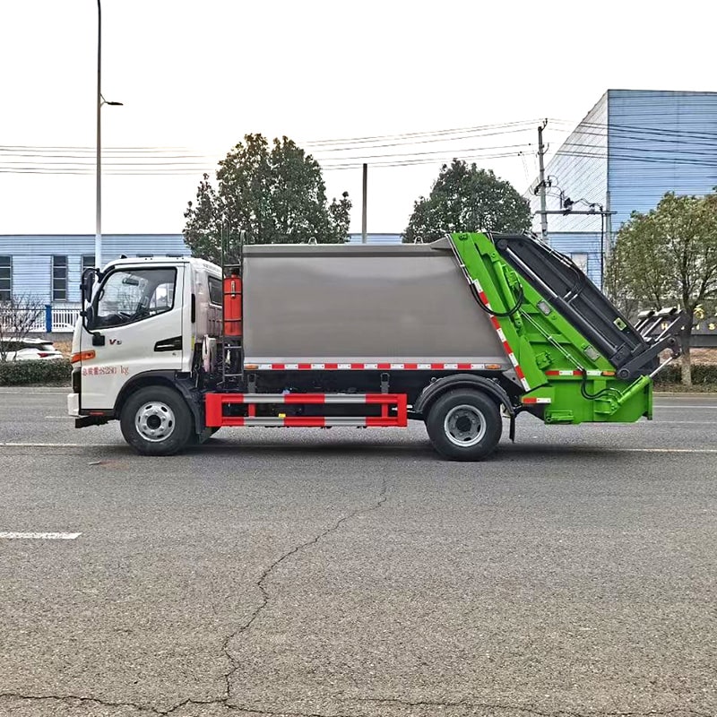 JAC 8 CBM 4 x2 небольшой мусоровоз для прессования на продажу
