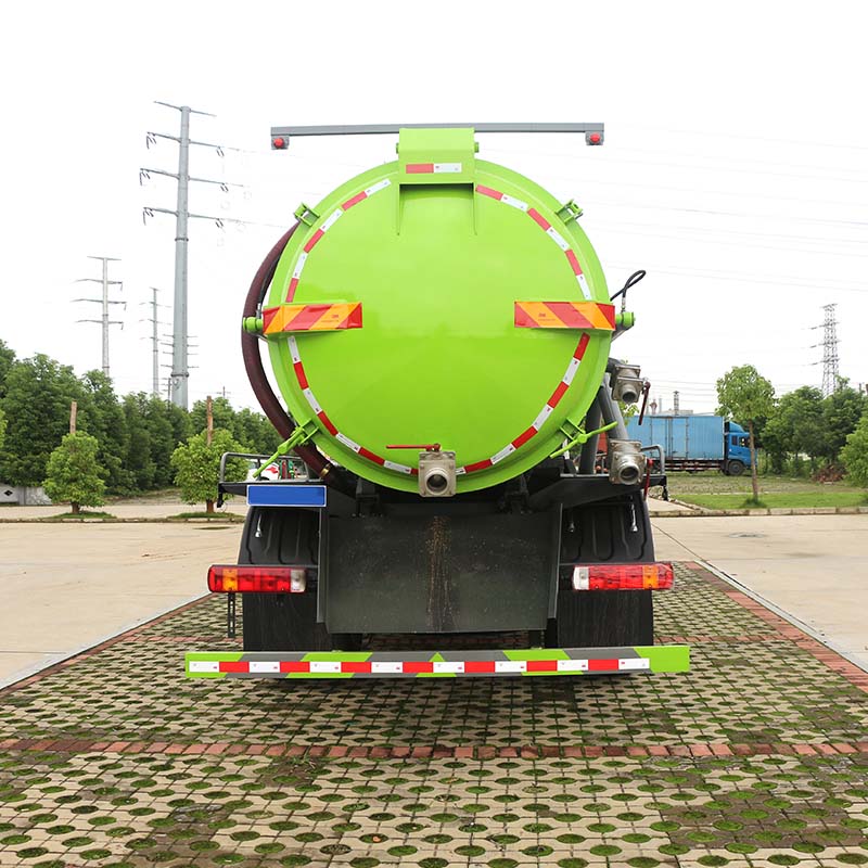 12000L 4*2 sewage suction truck with vaccum pump
