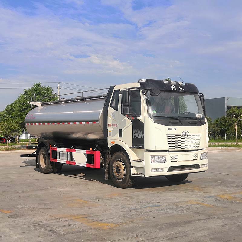 FAW 13000 liters milk and water and oil tank truck