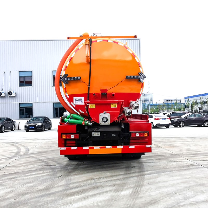 SHACMAN  8*4 33cbm sewage suction cleaning truck