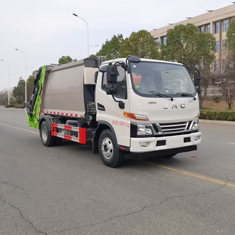 JAC 8 CBM 4 x2 небольшой мусоровоз для прессования на продажу
