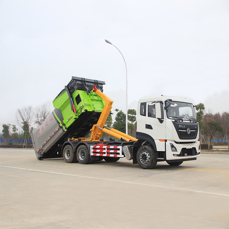 18cbm hook arm mobile compressed garbage station