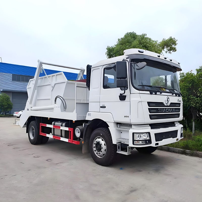 Shacman 4x2 10 Ton 15 Ton  Swing Arm Garbage Truck