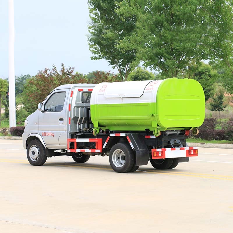 Dongfeng hook lift Garbage truck with 3 cbm