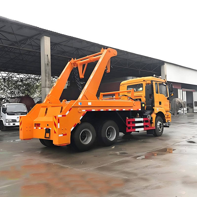 Shacman 17 CBM Swing Arm Trash Truck for Sale