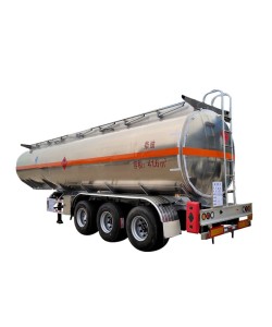 Aluminum Alloy 42000L 3 Axle Water Edible Oil Delivery Tank
