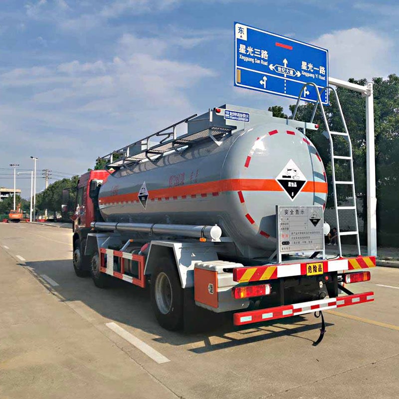 FAW 15 ton Chemical / Acid Tanker Trucks For Sale