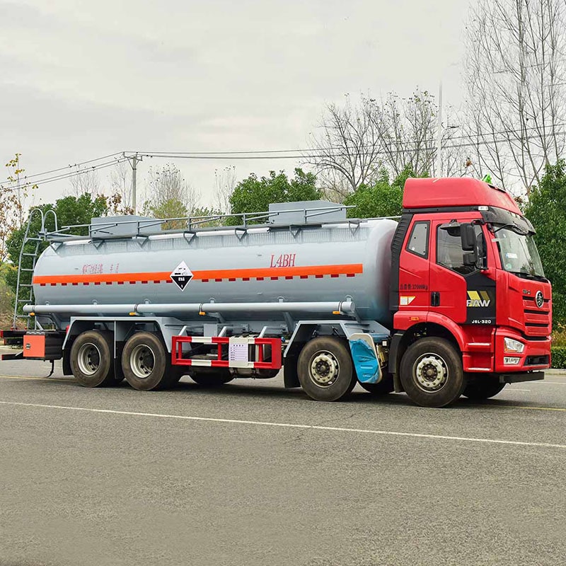 FAW 8*4 20 ton H2SO4 Acid Tank Trailer Sulfuric for sale