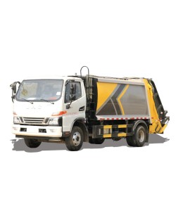 Camion à ordures compacteur à chargement arrière JAC 8cbm