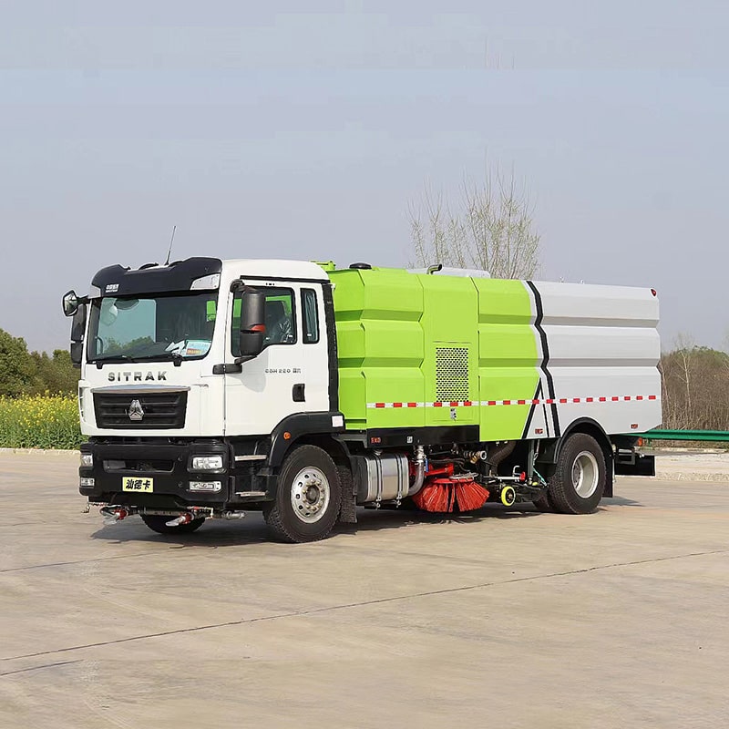 SINOTRUK высококачественная 4*2 новая или б/у подметально-моечная машина