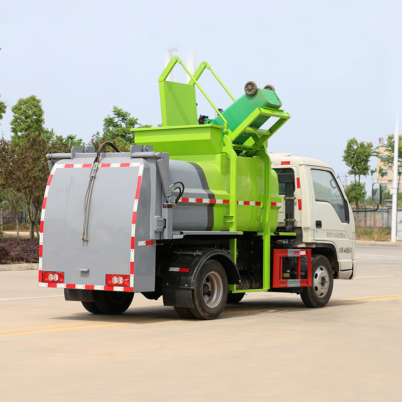 Foton 4*2 4 ton small kitchen waste garbage truck