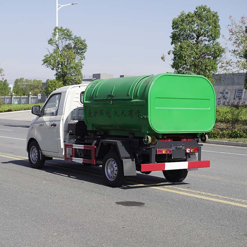 Mini 3cbm Hydraulic Arm Hook Lift Garbage Truck
