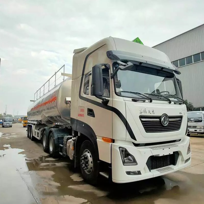 3 Axles 46000L Water Edible Cooking Oil Delivery Tank
