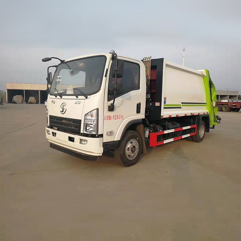 Camion à ordures compressées SHACMAN 7 m3